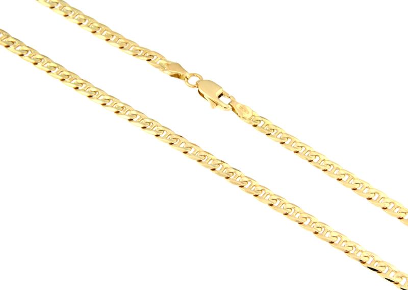 CATENA ORO GIALLO 750/1000 MAGLIA TRAVERSINO GRUMETTA CM. 60 - 