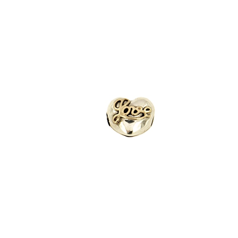 PANDORA - CHARM - ARGENTO 925/1000 - CUORE "LOVE" - PANDORA