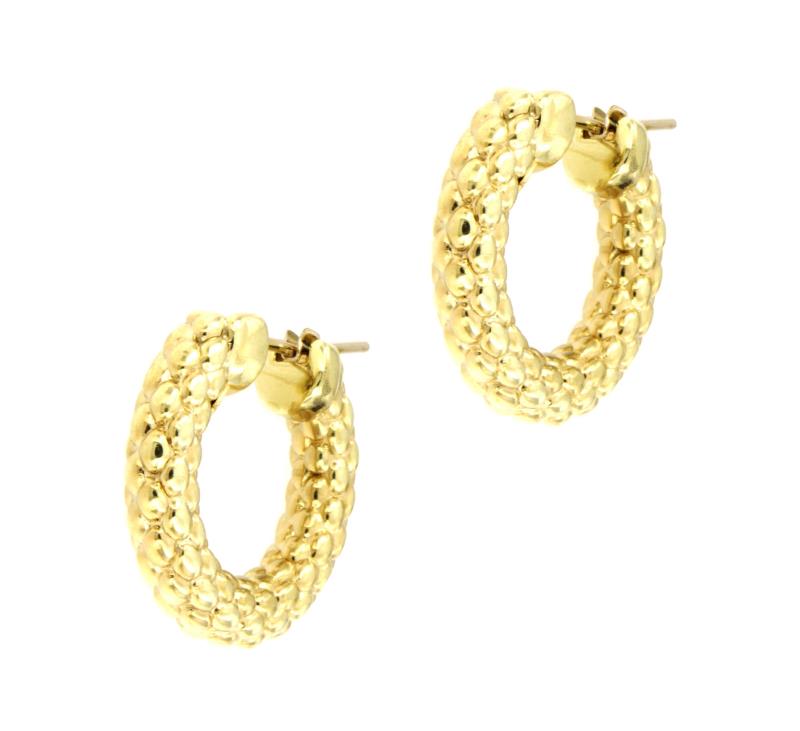 FOPE - COPPIA ORECCHINI - ORO GIALLO 750/1000 - FOPE