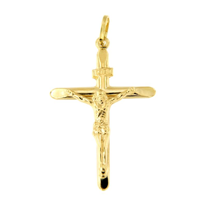CIONDOLO ORO GIALLO 750/1000 CROCIFISSO  - 
