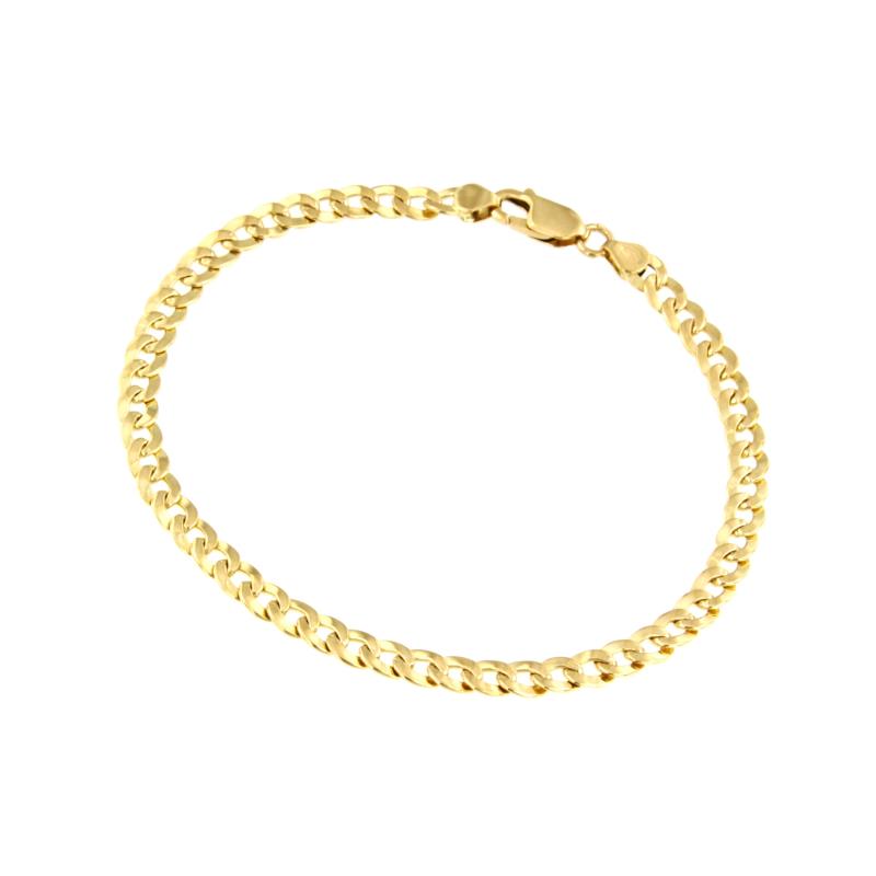 BRACCIALE ORO GIALLO 750/1000 MAGLIA GRUMETTA - CM. 20 - 