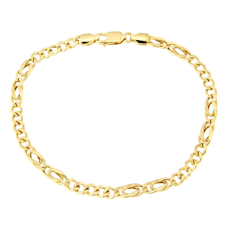 BRACCIALE ORO GIALLO 750/1000 MAGLIA 5+2 - CM 19.5 - 