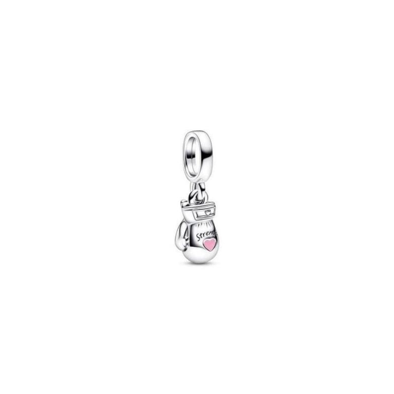 PANDORA - CHARM - ARGENTO 925/1000 - PENDENTE GUANTONE DA BOXE - PANDORA