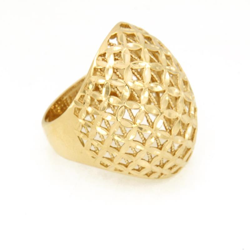 ANELLO ORO GIALLO 750/1000 TRAFORATO - MIS. 15.5 - 