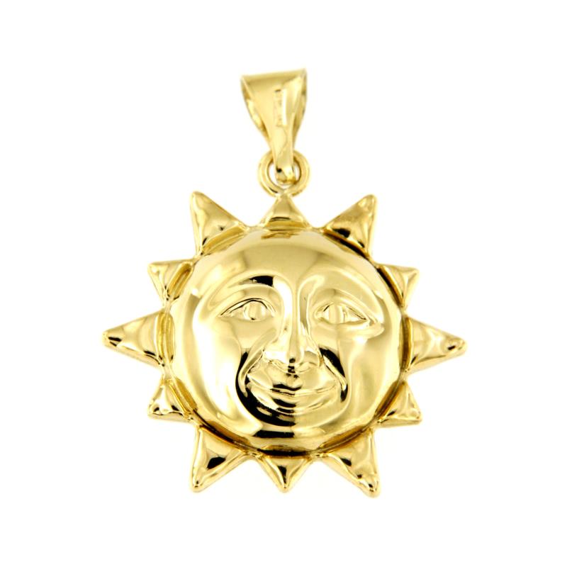 CIONDOLO ORO GIALLO 750/1000 SOLE - 