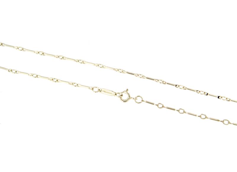 TIFFANY & CO. - CATENA - ARGENTO 925/1000 - MAGLIA TIPO SEGMENTI - CM 60 - TIFFANY & CO.
