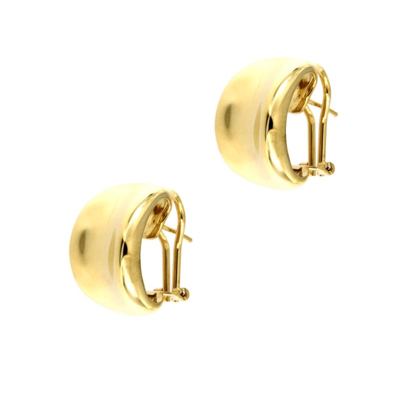 COPPIA ORECCHINI ORO GIALLO 750/1000 A CLIPS - 