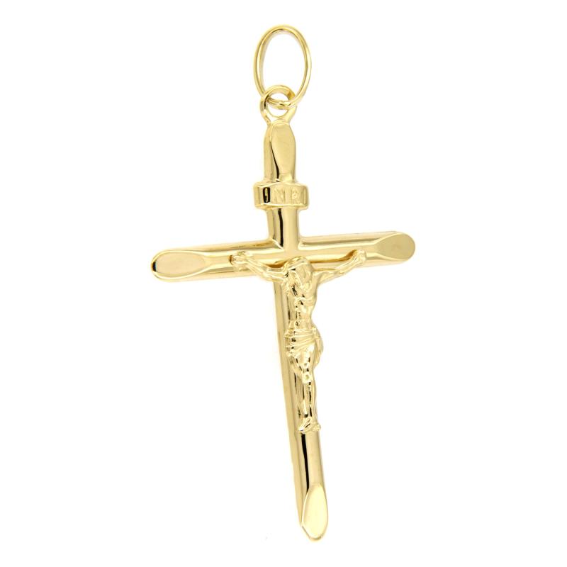 CIONDOLO ORO GIALLO 750/1000 CROCIFISSO - 