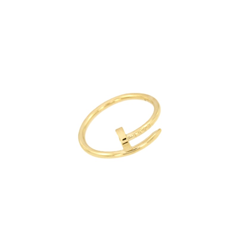 CARTIER - ANELLO -  ORO GIALLO - 750/1000 - MOD JUSTE UN CLOU - MIS 17 - CARTIER