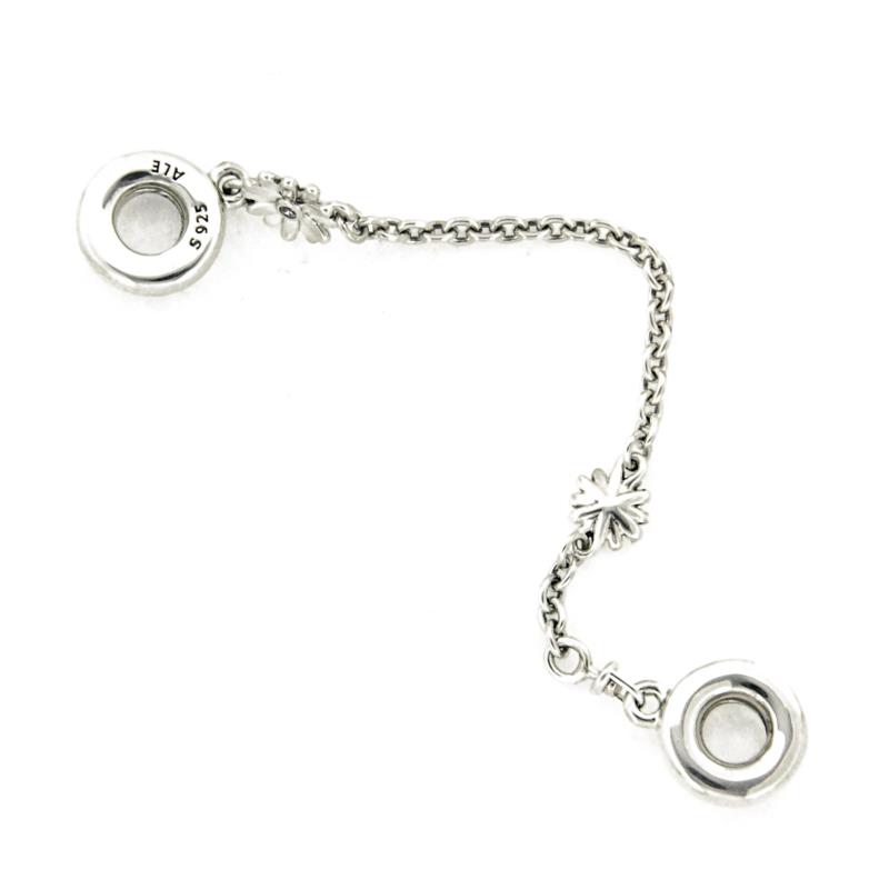 PANDORA - CATENELLA DI SICUREZZA - ARGENTO 925/1000 - MOD MARGHERITE - PANDORA