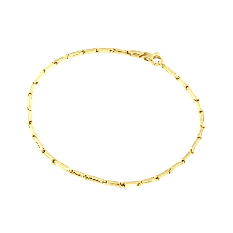 CHIMENTO - BRACCIALE - ORO GIALLO 750/1000 - A SEGMENTI - CM. 20.5 - CHIMENTO