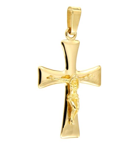 CIONDOLO ORO GIALLO 750/1000 CROCIFISSO - 