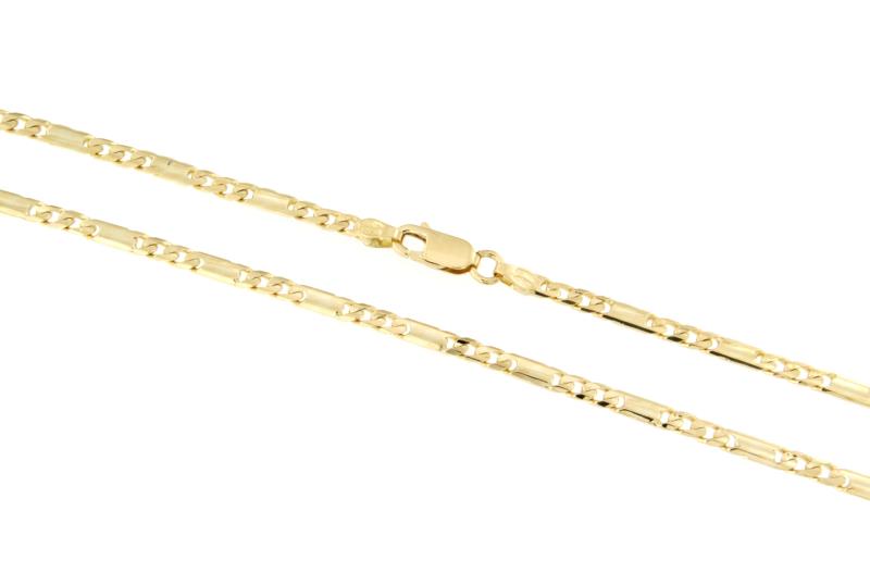 CATENA ORO GIALLO 750/1000 MAGLIA 2+1 - CM. 51 - 