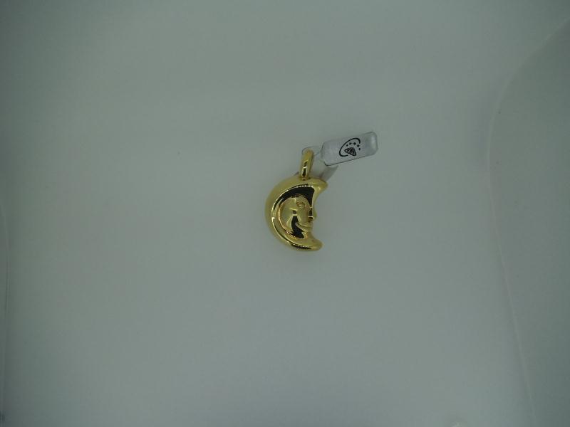 CIONDOLO ORO GIALLO 750/1000 MEZZA LUNA - 
