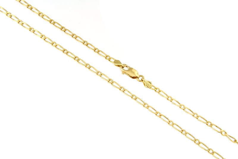 CATENA ORO GIALLO 750/1000 MAGLIA 1+1 - CM. 45 - 