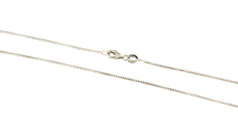 CATENINA ORO BIANCO 750/1000 MAGLIA TIPO VENETA - CM 45 - 