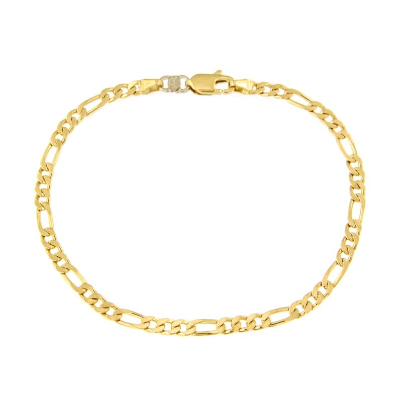 BRACCIALE ORO GIALLO 750/1000 MAGLIA 3+1 - CM 20,5  - 