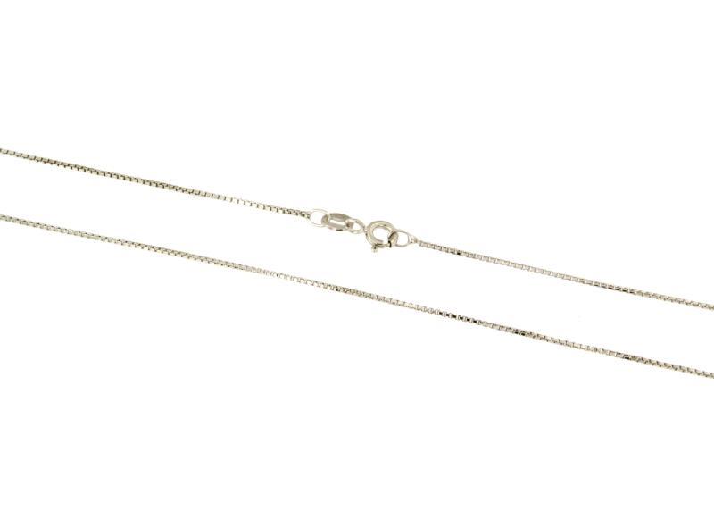 CATENINA ORO BIANCO 750/1000 MAGLIA VENETA - CM 45 - 