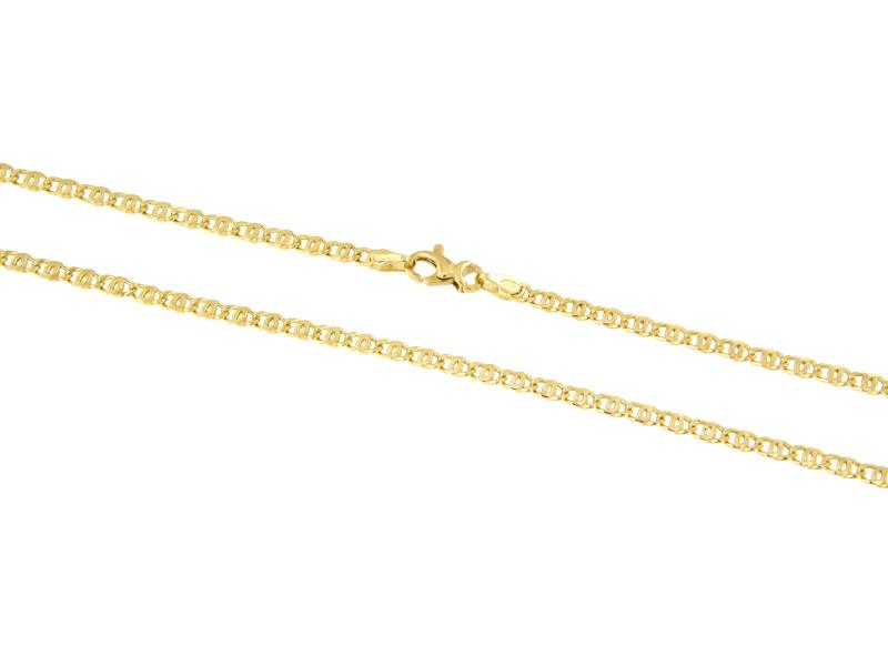 CATENA ORO GIALLO 750/1000 MAGLIA GRUMETTA DOPPIA - CM 50 - 