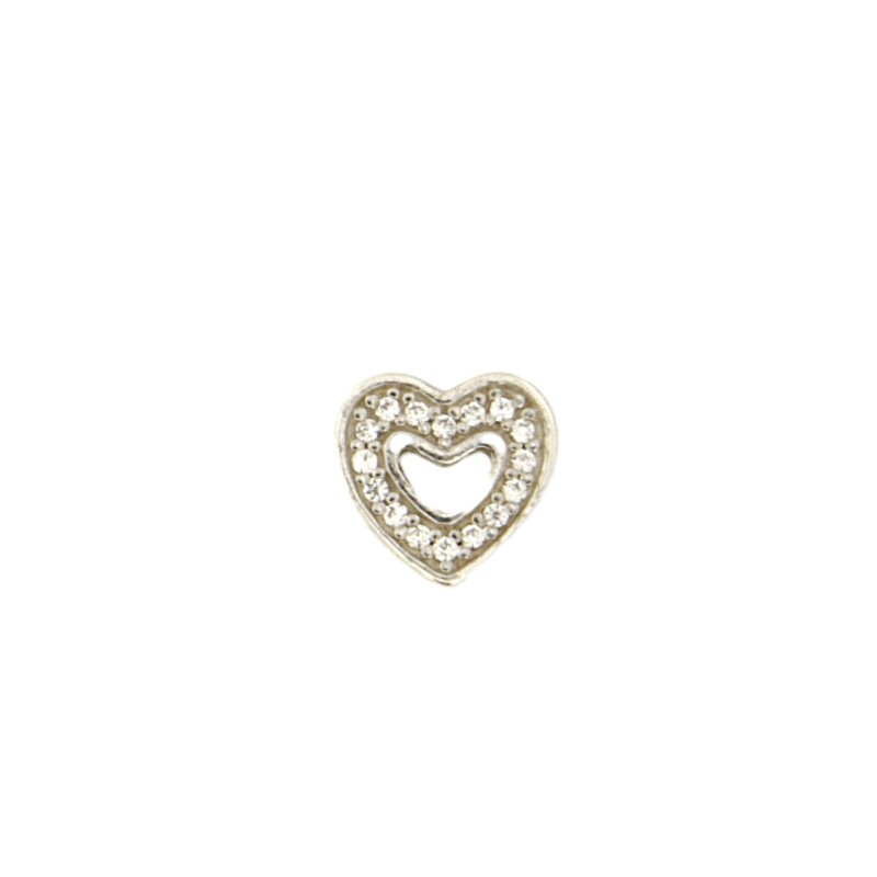 PANDORA - CHARM - ARGENTO 925/1000 - MOD PETITE LOVE MEMORIES FORMA CUORE - PANDORA