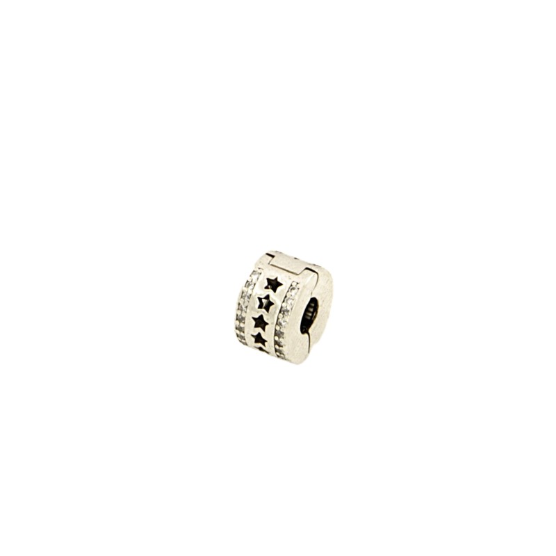 PANDORA - CHARMS- ARGENTO 925/1000 - MOD CLIP STELLE INFINITE - PANDORA