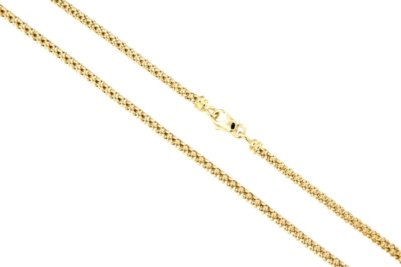 COLLANA ORO GIALLO 750/1000 MAGLIA TUBOLARE - CM 49.5 - 