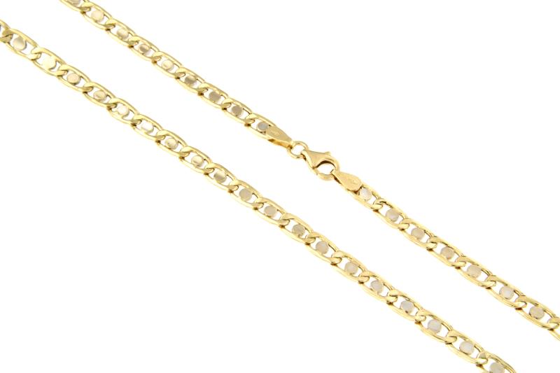 CATENA DUE ORI 750/1000 MAGLIA TIPO VALENTINO CM 50 - 