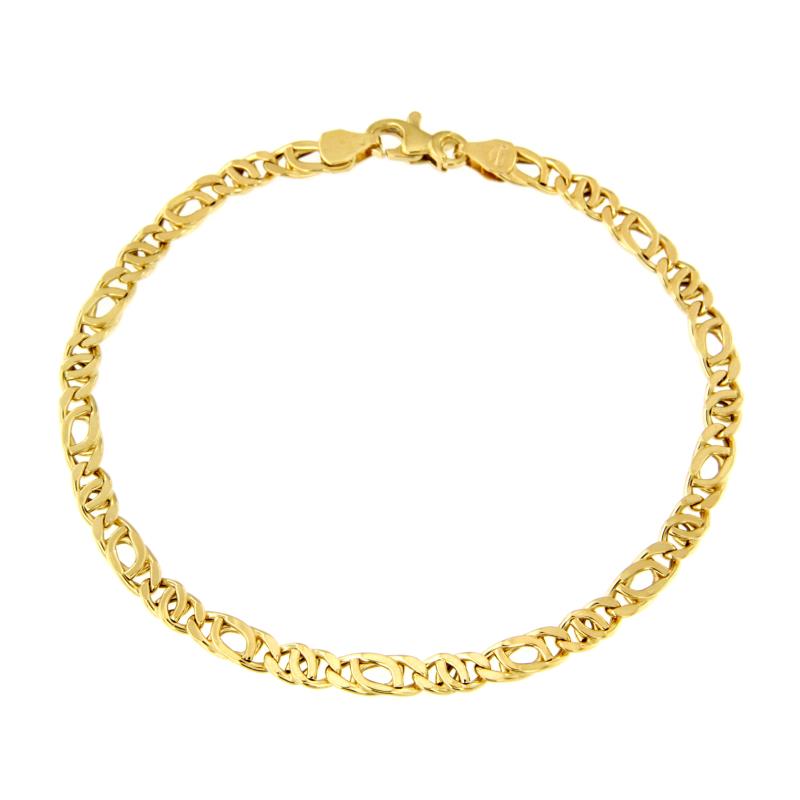 BRACCIALE ORO GIALLO 750/1000 MAGLIA 1+1 - CM 21.5 - 