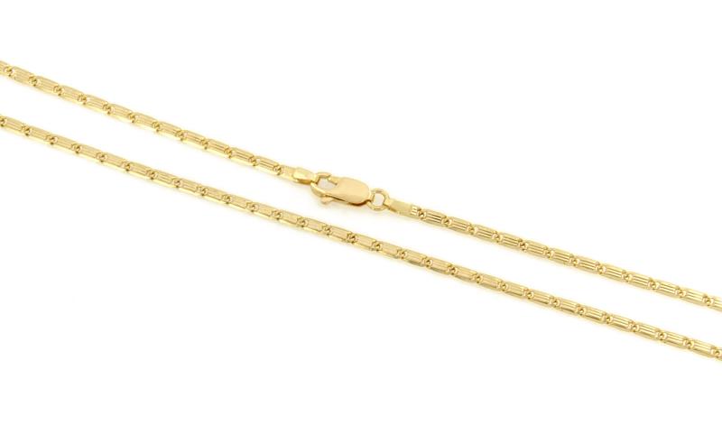 CATENA ORO GIALLO 750/1000 MAGLIA TIPO VALENTINO - CM. 50 - 