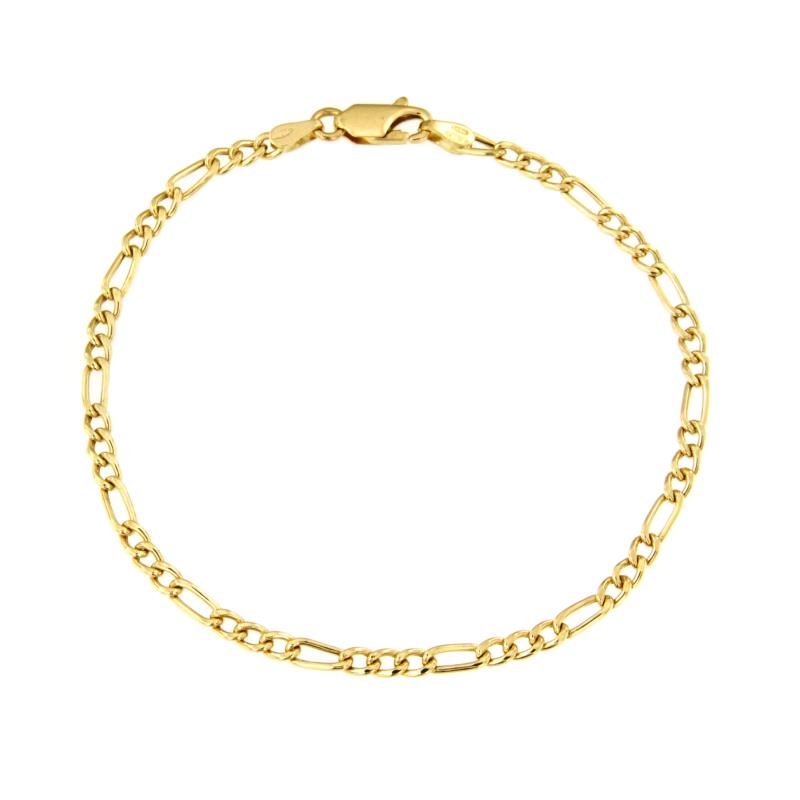 BRACCIALE ORO GIALLO 750/1000 MAGLIA 3+1 - CM 19 - 