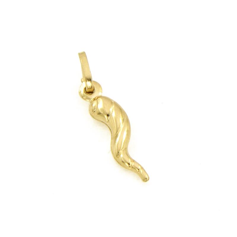 CIODOLO ORO GIALLO 750/1000 CORNETTO RITORTO - 
