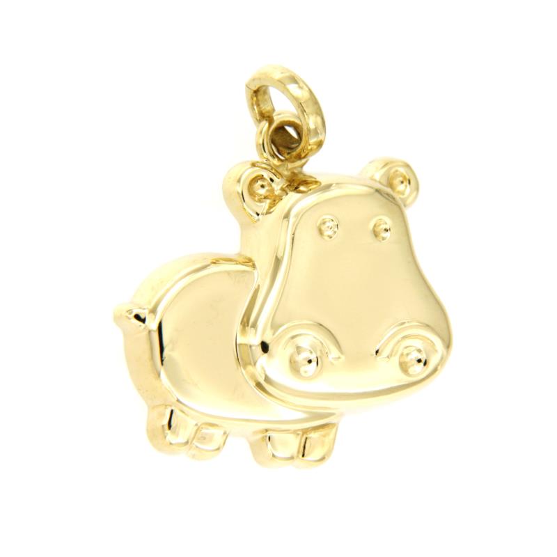 CIONDOLO ORO GIALLO 750/1000 MUCCA - 