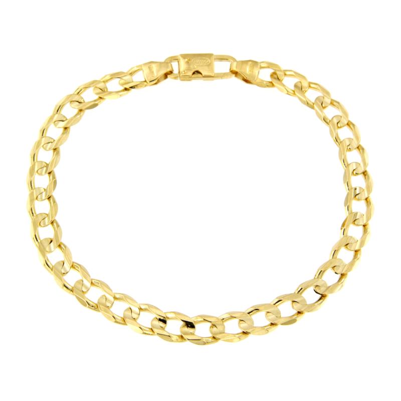 BRACCIALE ORO GIALLO 750/1000 MAGLIA GRUMETTA - CM. 21.5 - 