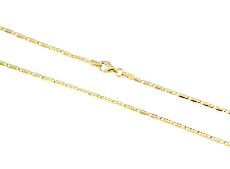 CATENINA ORO GIALLO 750/1000 MAGLIA GRUMETTA PIENA - CM. 50 - 