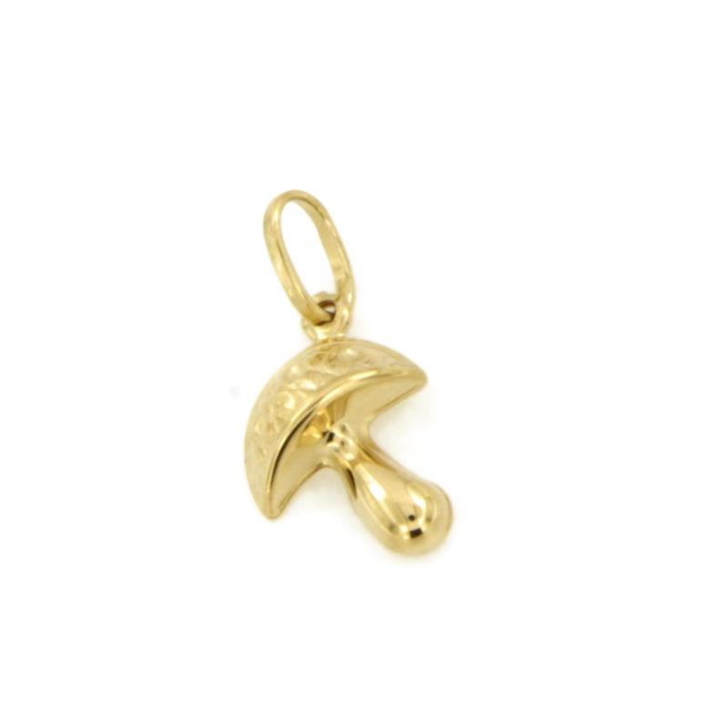 CIONDOLO ORO GIALLO 750/1000 FUNGHETTO - 