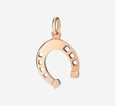 DODO - CIONDOLO - ORO ROSA 375/1000 - MOD. FERRO DI CAVALLO - DODO