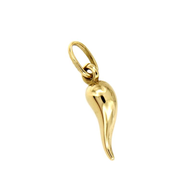 CIONDOLO ORO GIALLO 750/1000 CORNETTO - 