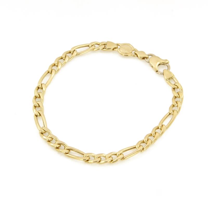 BRACCIALE ORO GIALLO 750/1000 MAGLIA 3+1 - CM  21 - 