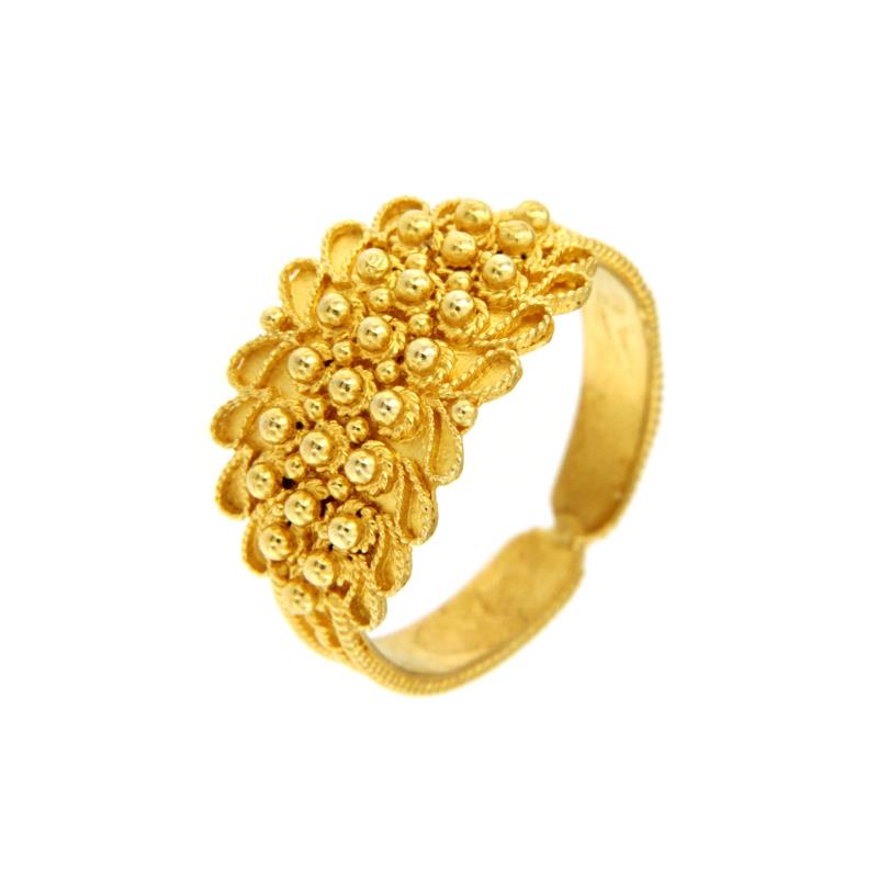 ANELLO ORO GIALLO 750/1000 FEDE SARDA - MIS. 12 - 