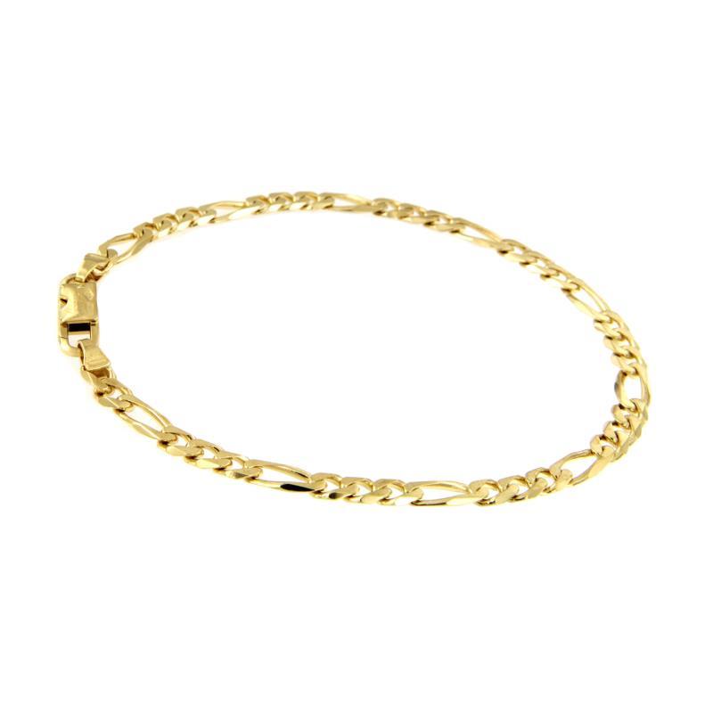 BRACCIALE ORO GIALLO 750/1000 MAGLIA 3+1 - CM 22.5 - 