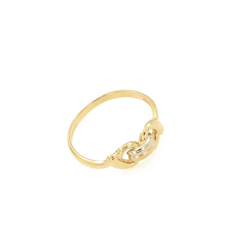 ANELLO TRE ORI 750/1000 TIPO NODO - MIS. 15.5 - 