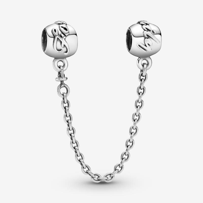 PANDORA - CHARM - ARGENTO 925/1000 - CATENELLA DI SICUREZZA MOD. FAMILY  - PANDORA