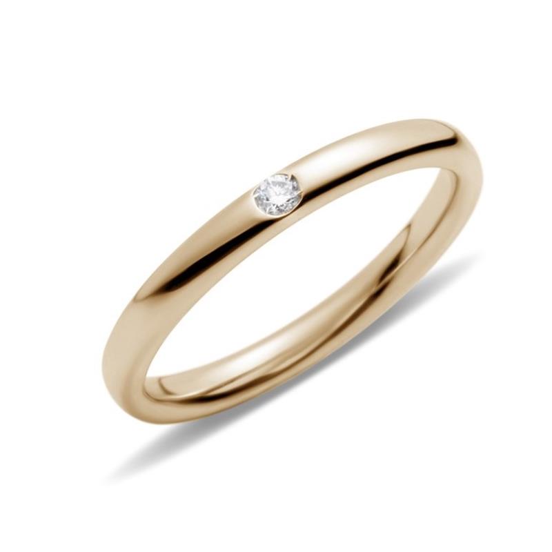 POMELLATO - ANELLO - ORO R. 750/1000 - MOD. LUCCIOLA CON DIAMANTE T. BRILLANTE CT 0.03 G - VS - MIS. 16 - POMELLATO