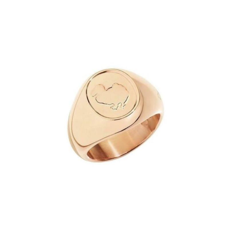 DODO - ANELLO - ORO ROSA 375/1000 - CON DODO INCISO - MIS. 6 - POMELLATO