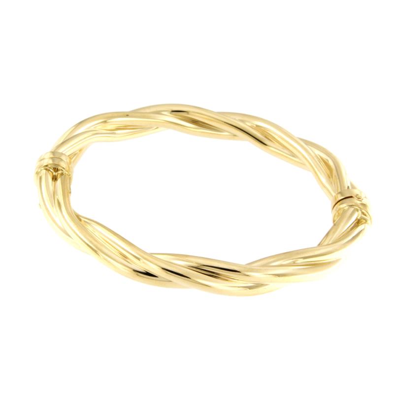 BRACCIALE ORO GIALLO 750/1000 SCHIAVA RITORTO - 
