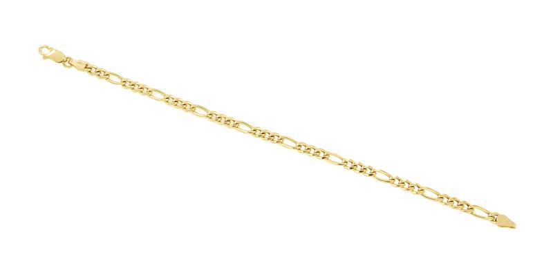 BRACCIALE ORO GIALLO 750/1000 MAGLIA 3+1 - CM. 19 - 