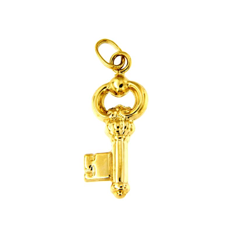 CIONDOLO ORO GIALLO 750/1000 CHIAVE - 