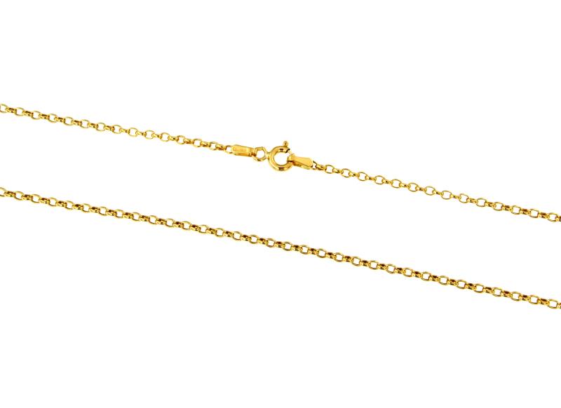 CATENINA ORO GIALLO 750/1000 MAGLIA ROL&Ograve; - CM 50 - 
