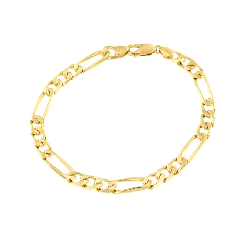 BRACCIALE ORO GIALLO 750/1000 MAGLIA 3+1 - CM. 22.5 - 