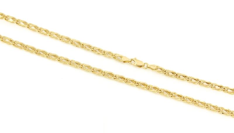 CATENA ORO GIALLO 750/1000 MAGLIA GRUMETTA DOPPIA - CM.50.5 - 
